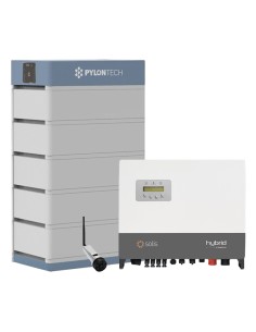 Système de stockage triphasé Onduleur hors réseau Solis 6kW Pylontech 17.76kWh