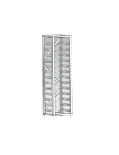 Armoire rack 13 unités pour batteries haute tension Deye BOS-G et BMS