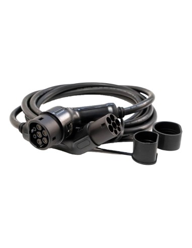 Câble de recharge de voiture monophasé de 5 mètres avec 2 connecteurs de type 2