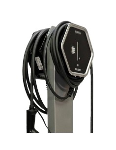 Einphasige Ladesäule 7.4kW Prism Solar TWIN 5m Kabel elektrische Fahrzeuge