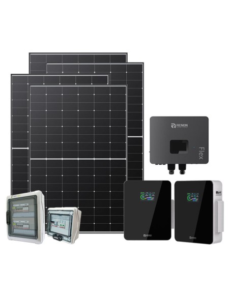 Kit photovoltaïque monophasé 5400W Plus Renon Power 6kW lithium Xcellent 10.24kWh Kit photovoltaïque monophasé 5400W Plus Renon Power 6kW lithium Xcellent 10.24kWh