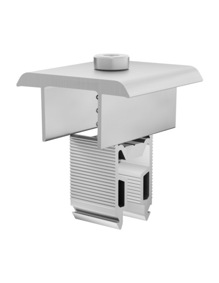 Lamiera Grecata: vendita online Kit fissaggio 8 pannelli su lamiera grecata barre 38cm solare fotovoltaico