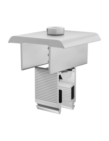 Lamiera Grecata: vendita online Kit fissaggio 3 pannelli su lamiera grecata barre 38cm solare fotovoltaico