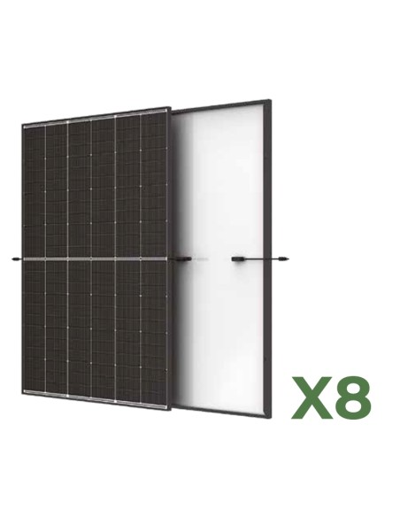 Set de 8 paneles solar fotovoltaico 450W total 3600W mono TRINASOLAR Vertex S+