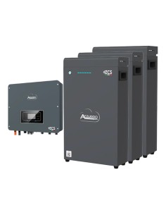 Système accumulation monophasé 4kW onduleur Zucchetti stockage ZSX5000 S 15.3kWh