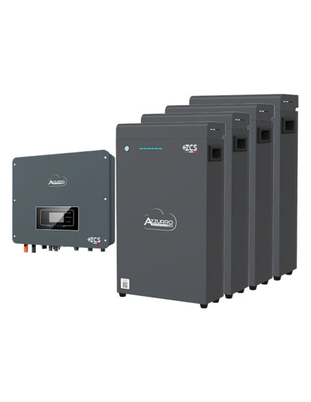 Single-phase storage system 5kW inverter Zucchetti LV ZSX5000 S lithium 20.4kWh