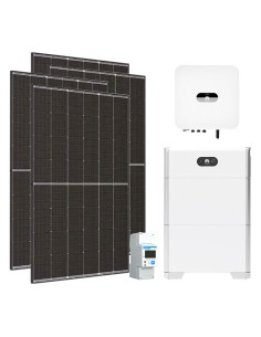 Kit fotovoltaico monofásico 5400W inversor Huawei 5kW litio LUNA2000 10kWh