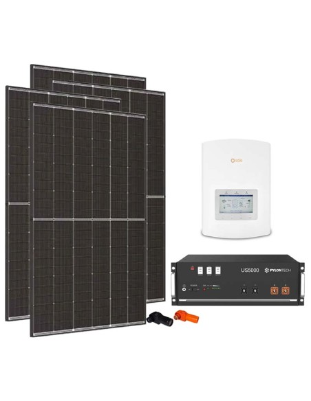 Photovoltaik-Kit 4050W Hybrid-Wechselrichter Solis 3.6kW Akkum Pylontech 4.8kWh Photovoltaik-Kit 4050W Hybrid-Wechselrichter Solis 3.6kW Akkum Pylontech 4.8kWh