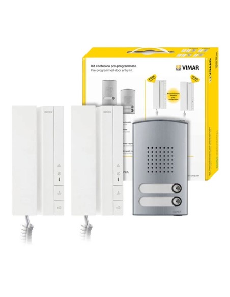 Voxie 2-Wire Plus Two-Family Intercom Kit Vimar