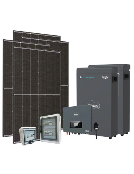 Kit fotovoltaico monofásico 4500W Plus Zucchetti 4kW litio ZSX5000 S 10.2kWh Kit fotovoltaico monofásico 4500W Plus Zucchetti 4kW litio ZSX5000 S 10.2kWh