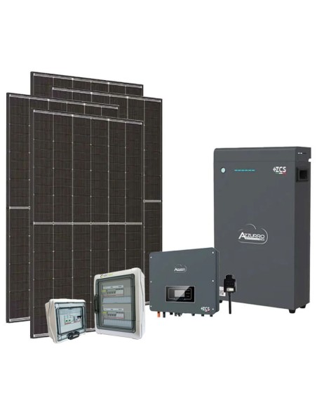 Single-phase photovoltaic kit 4950W Plus Zucchetti 4.6kW lithium ZSX5000 5.1kWh