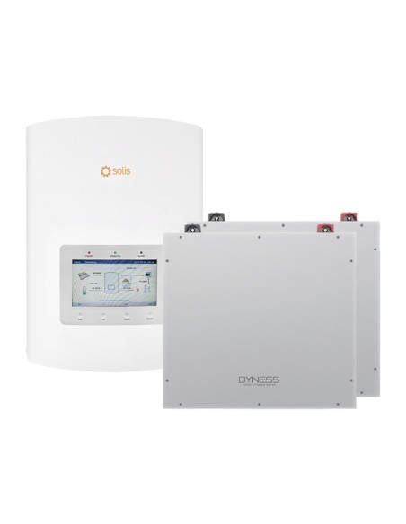 Sistema de almacenaje monofásico inversor Solis 3kW litio DL5.0C Dyness 10.24kWh