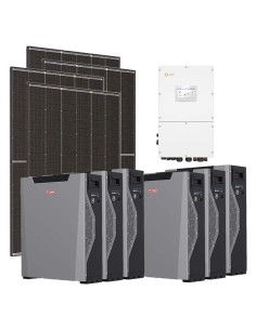 Kit photovoltaïque triphasé 30150W onduleur Solis 30kW cumul Weco 5k3 XP 32.2kWh