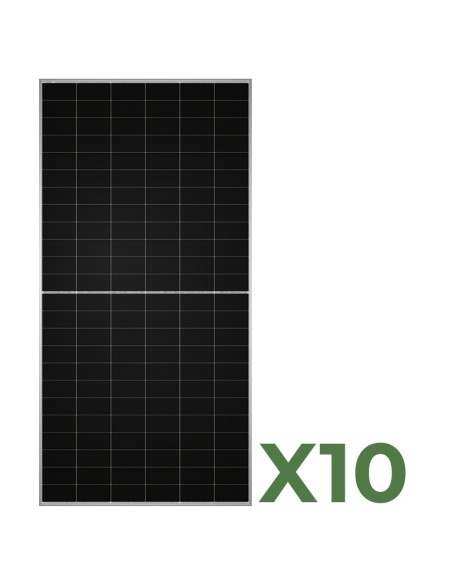 Set 10 Doppelseitiges Photovoltaik-Solarmodul 590W Gesamt 5900W mono TW Solar
