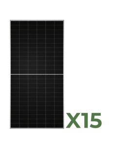 Set 15 Doppelseitiges Photovoltaik-Solarmodul 590W Gesamt 8850W mono TW Solar