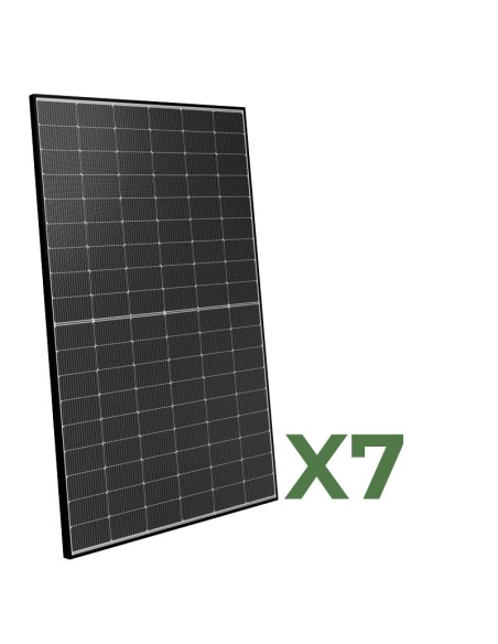 Set pannelli fotovoltaici: vendita online Set di 7 pannelli solari fotovoltaici bifacciali 450W tot. 3150W mono Peimar