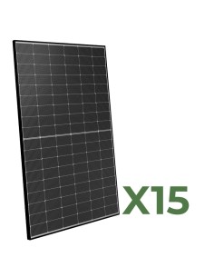 Set 15 Doppelseitiges Photovoltaik-Solarmodul 450W Gesamt 6750W mono Peimar