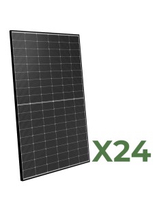 Set de 24 paneles solar fotovoltaico de doble cara 450W total 10800W mono Peimar