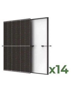 Set of 14 TRINASOLAR Vertex S+ 505W total 7070W mono photovoltaic solar panels