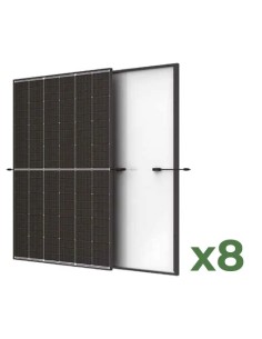 Set of 8 TRINASOLAR Vertex S+ 505W total 4040W mono photovoltaic solar panels