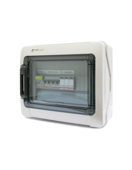 Kit photovoltaïque triphasé 15300W PLUS onduleur Solis 15kW cumul Weco 21.4kWh