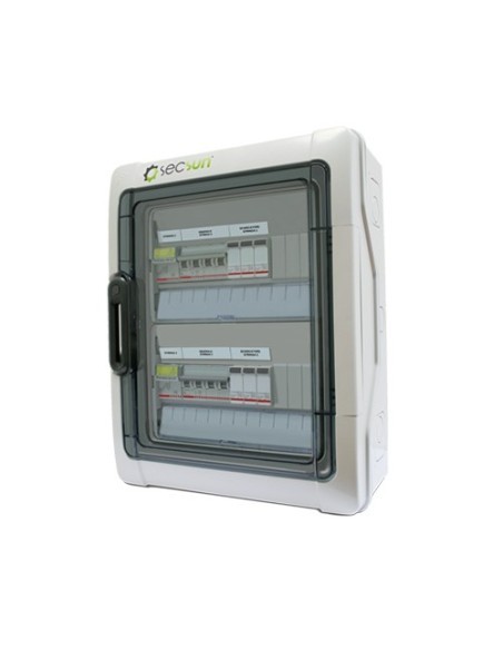 Kit photovoltaïque triphasé 15300W PLUS onduleur Solis 15kW cumul Weco 21.4kWh
