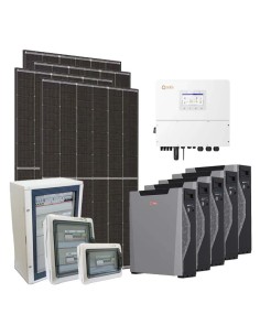 Kit photovoltaïque triphasé 20250W PLUS onduleur Solis 20kW cumul Weco 26.8kWh