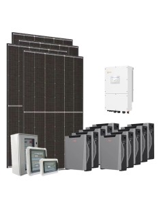 Serie Plus: vendita online Kit fotovoltaico trifase 50400W PLUS inverter Solis 50kW litio Weco 53.7kWh