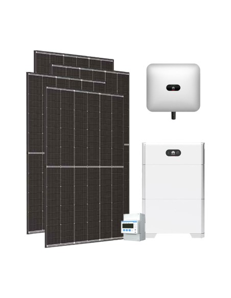 Kit fotovoltaico trifásico 10350W inversor Huawei 10kW litio LUNA2000 10kWh Kit fotovoltaico trifásico 10350W inversor Huawei 10kW litio LUNA2000 10kWh