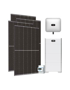 Kit photovoltaïque triphasé 10350W onduleur Huawei 10kW lithium LUNA2000 15kWh