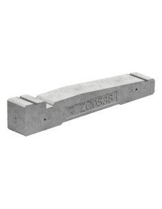 Ballast with 5° inclination 36kg one row for photovoltaic modules