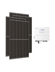 Dreiphasen-Photovoltaik-Kit 15300W Solis Wechselrichter 15kW für Akkumulation