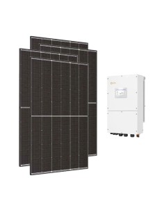 Three-phase photovoltaic kit 30150W Solis inverter 30kW designed for storage