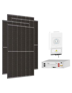 Kit fotovoltaico monofásico 6300W inversor Deye 6kW litio SE-G5.1 Pro-B 5.12kWh