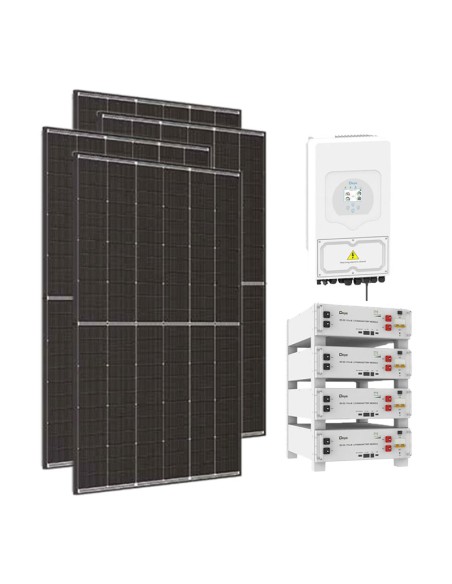 Single-phase photovoltaic kit 6300W Deye 6kW lithium SE-G5.1 Pro-B 20.48kWh