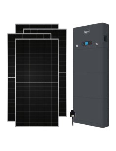 Kit photovoltaïque monophasé 5900W onduleur Zucchetti 5kW cumul lithium 15.36kWh