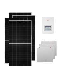 Serie Pro: vendita online Kit fotovoltaico monofase 4720W inverter 4.6kW Solis litio Dyness 15.36kWh