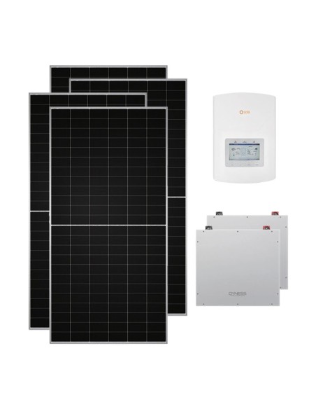 Serie Pro: vendita online Kit fotovoltaico monofase 6490W inverter 6kW Solis litio Dyness DL5.0C 10.24kWh