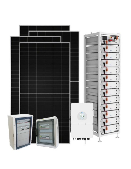 Kit photovoltaïque triphasé 18880W PLUS onduleur DEYE 20kW cumul BOS-GM 20.48kWh
