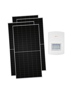 Kit photovoltaïque monophasé 4130W onduleur Solis 3.6kW conçu pour le stockage