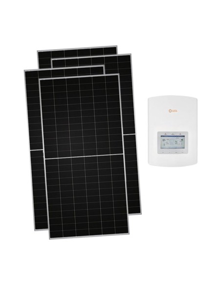 Kit fotovoltaico monofásico 4720W inversor Solis 4.6kW para acumulación