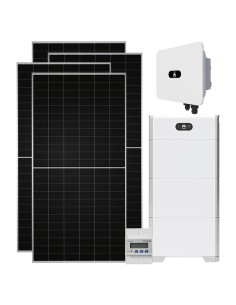 Kit fotovoltaico trifásico 15340W inversor Huawei MB0 15kW litio LUNA2000 15kWh