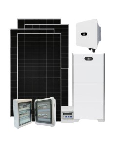 Three-phase photovoltaic kit 15340W PLUS Huawei MB0 15kW lithium 15kWh BMS