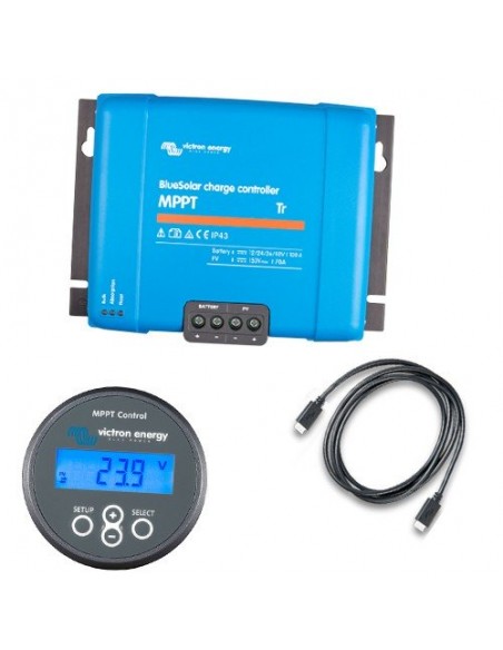 Set Regolatori di carica: vendita online Set Regolatore di Carica MPPT BlueSolar 150/70-Tr 70A + Display MPPT Control Set Regolatori di carica: vendita online Set Regolatore di Carica MPPT BlueSolar 150/70-Tr 70A + Display MPPT Control