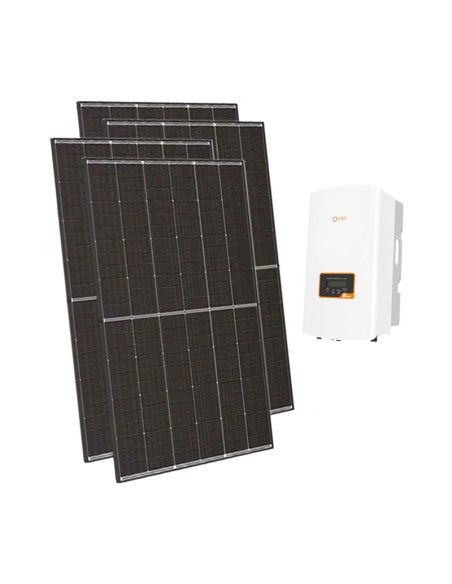 Kit photovoltaïque triphasé 12150W onduleur string Solis 12kW connecté au réseau