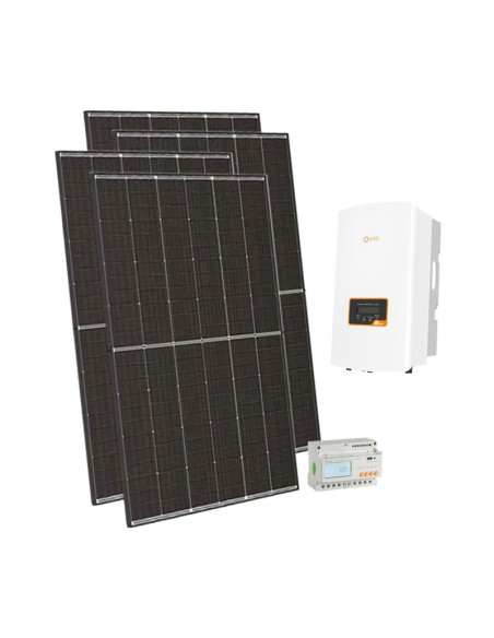 Kit photovoltaïque triphasé 15300W onduleur Solis 15kW fonction entrée zéro