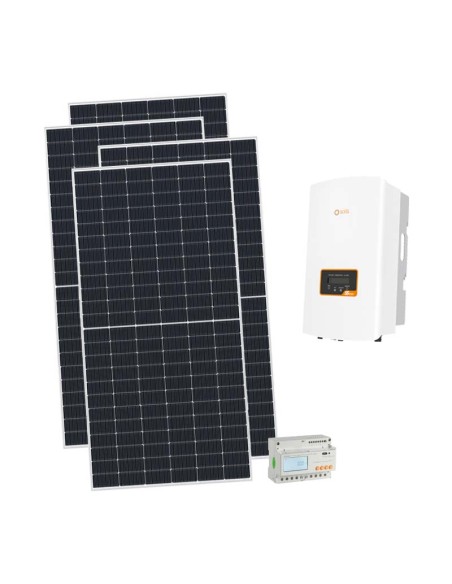 Kit photovoltaïque triphasé 14625W onduleur Solis 15kW fonction entrée zéro
