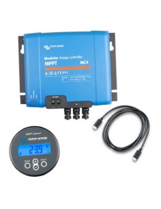 Set Charge Controller BlueSolar MPPT 150/70-MC4 150VOC 70A + Display MPPT Control