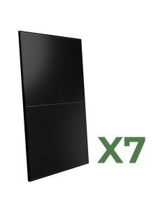 Set of 7 bifacial photovoltaic solar panels 500W tot. 3500W mono Peimar