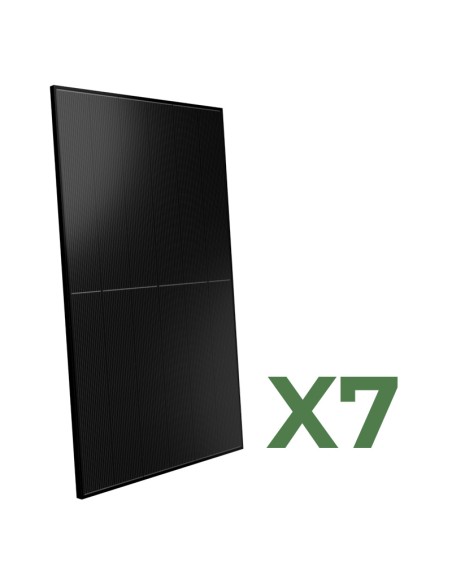 Set mit 7 doppelseitigen Photovoltaik-Solarmodulen 500W tot. 3500W mono Peimar